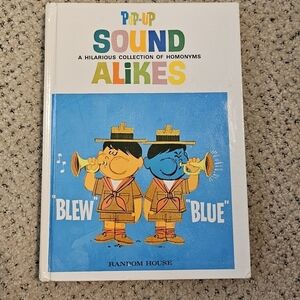 Random House Pop-up Sound Alikes Vintage 70's Book